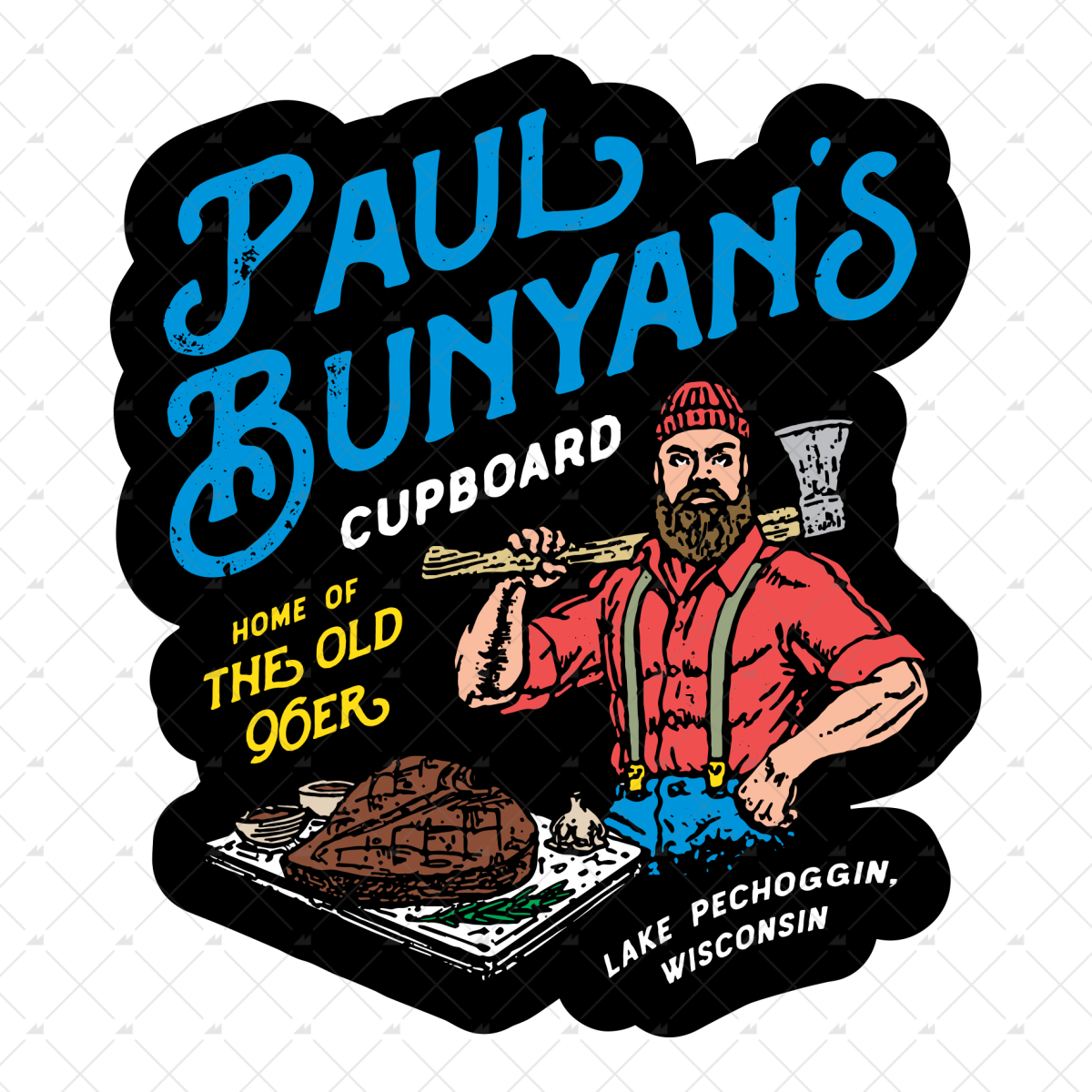 Paul Bunyan's Cupboard - Sticker