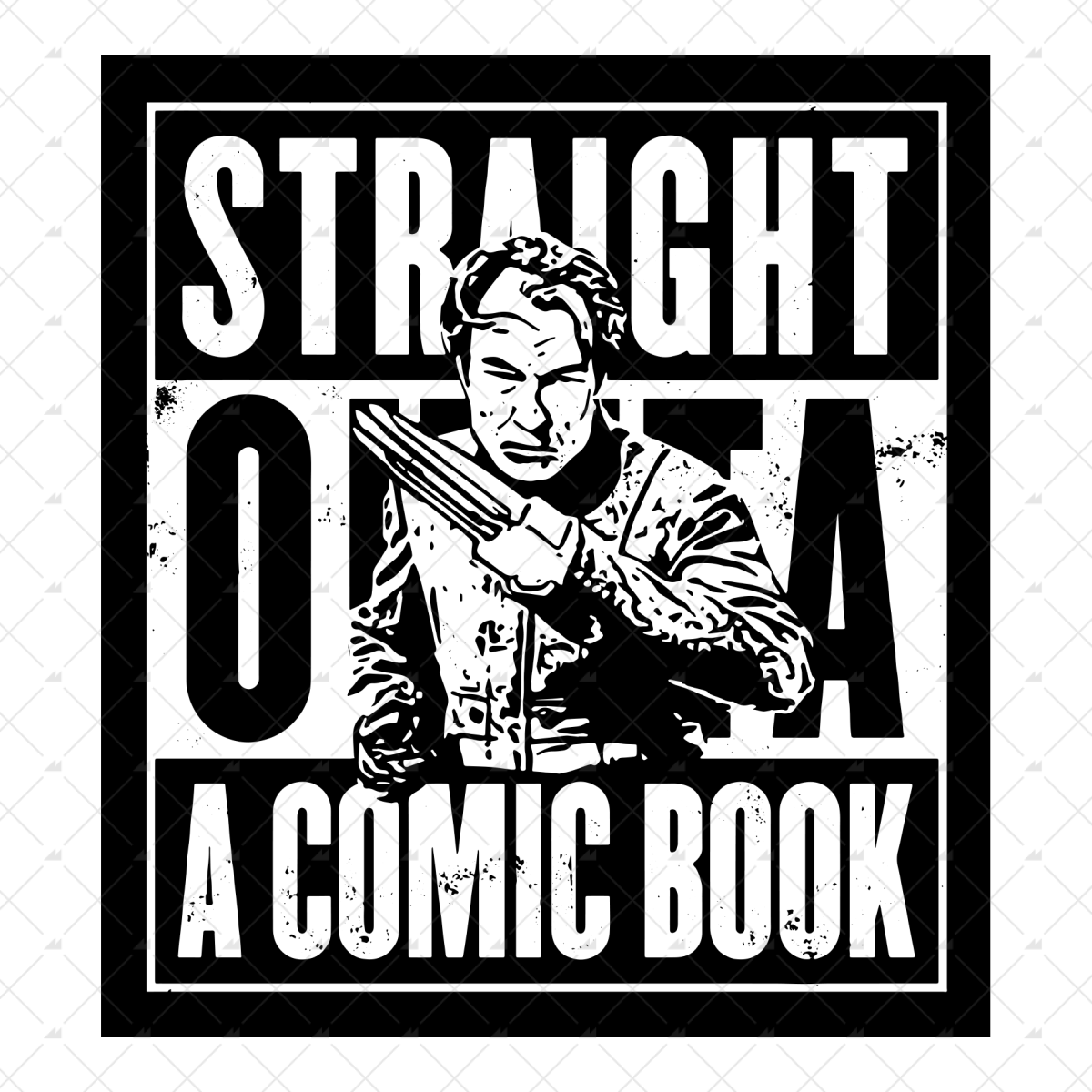 Straight Outta A Comic Book - Enter The Dragon - Sticker