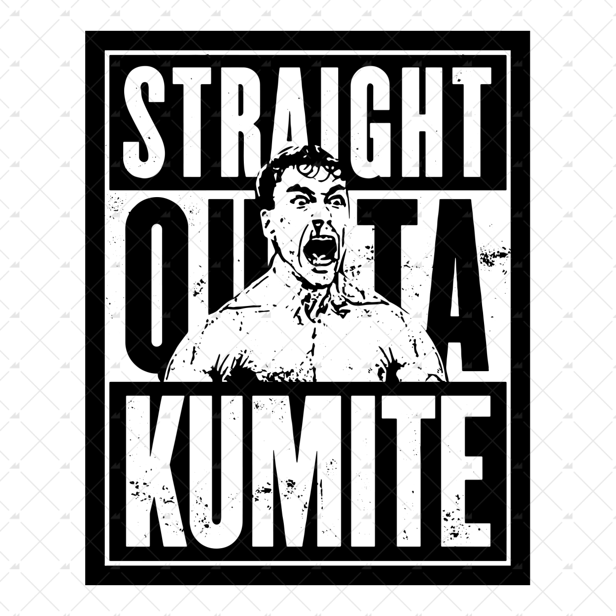 Straight Outta Kumite - Sticker