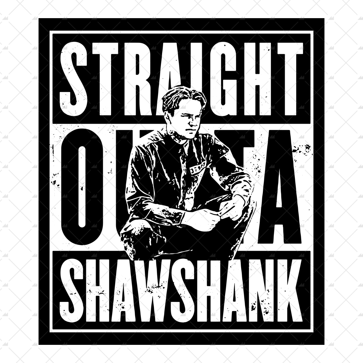 Straight Outta Shawshank - Sticker