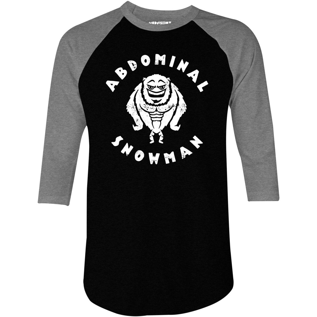 Abdominal Snowman - 3/4 Sleeve Raglan T-Shirt