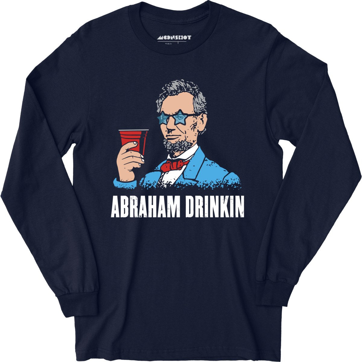 Abraham Drinkin - Long Sleeve T-Shirt
