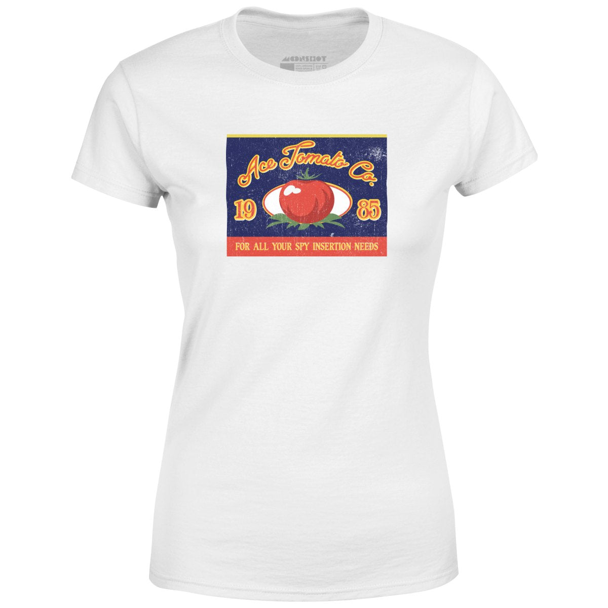 Ace Tomato Co. Spies Like Us - Women's T-Shirt