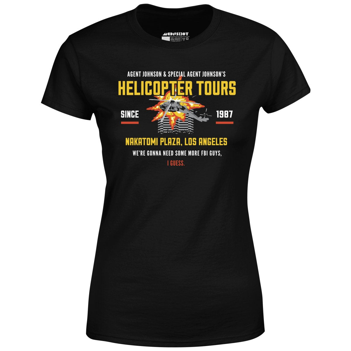 Agent Johnson & Johnson's Helicopter Tours - Die Hard - Women's T-Shirt