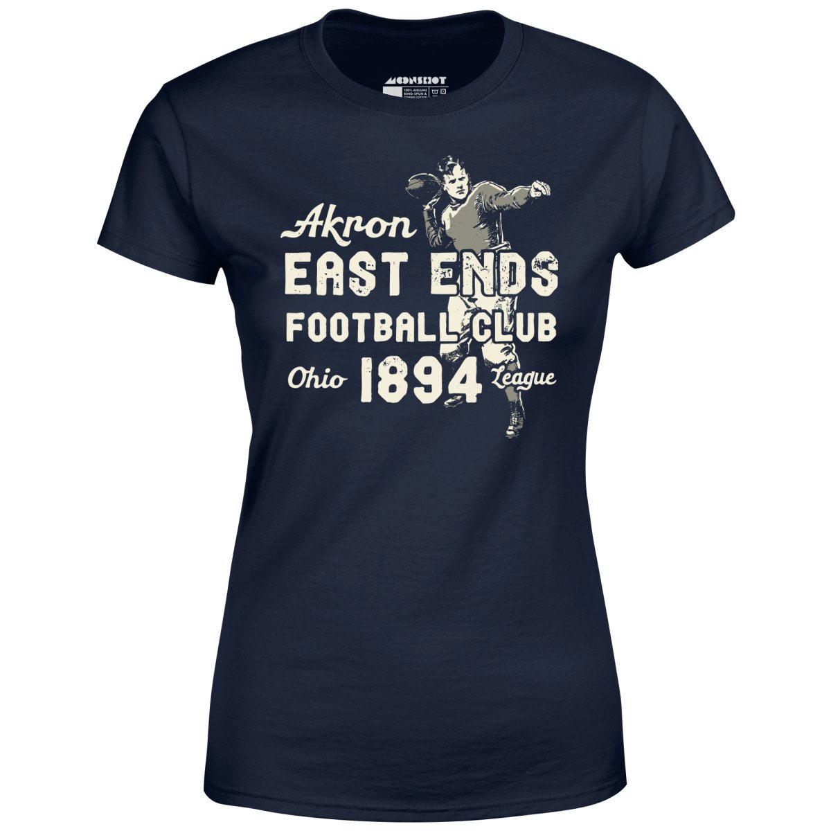 Akron East Ends - Ohio - Vintage Defunct Football Teams - Women's T-Shirt