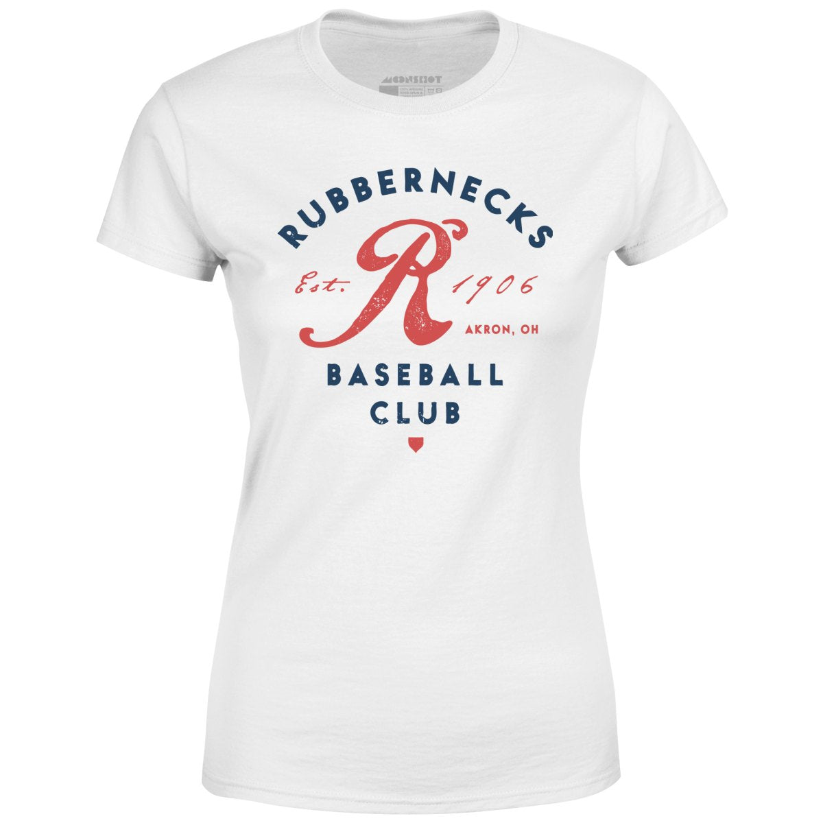 Akron Rubbernecks - Ohio - Vintage Defunct Baseball Teams - Women's T-Shirt