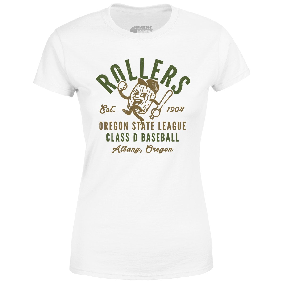Albany Rollers - Oregon - Vintage Defunct Baseball Teams - Women's T-Shirt