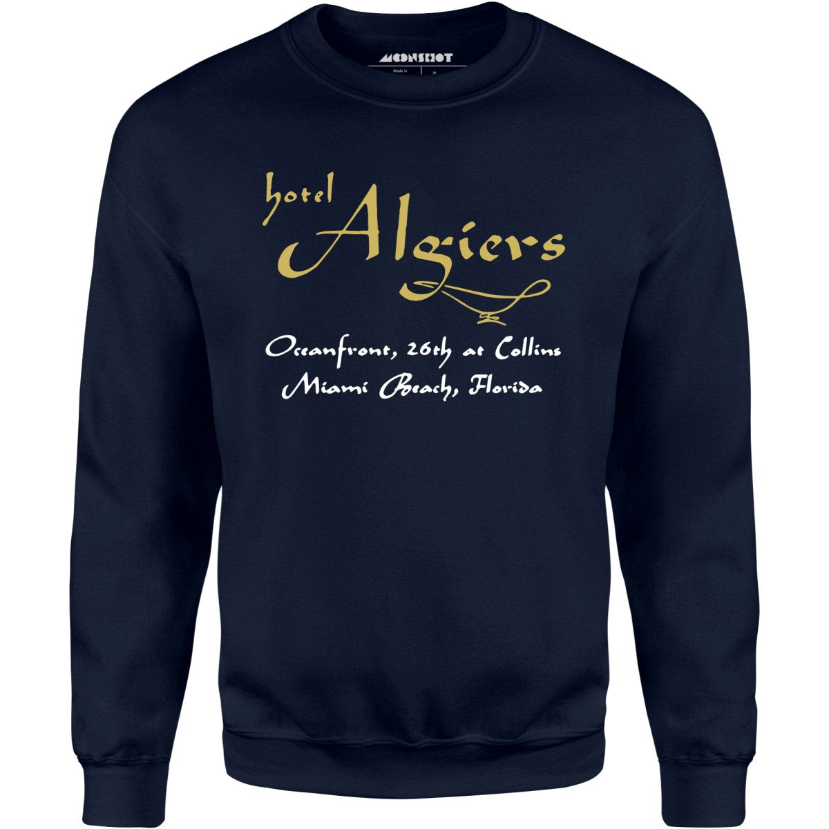 Algiers Hotel - Miami Beach, FL - Vintage Hotel - Unisex Sweatshirt