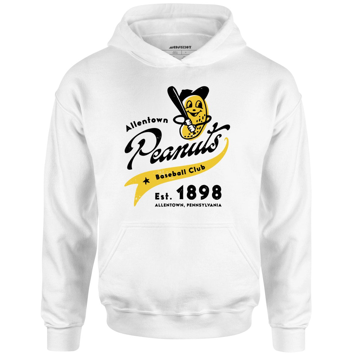 Allentown Peanuts - Pennsylvania - Vintage Defunct Baseball Teams - Unisex Hoodie