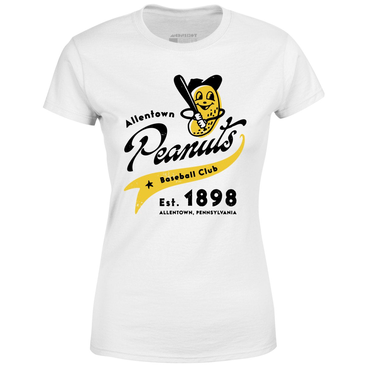 Allentown Peanuts - Pennsylvania - Vintage Defunct Baseball Teams - Women's T-Shirt