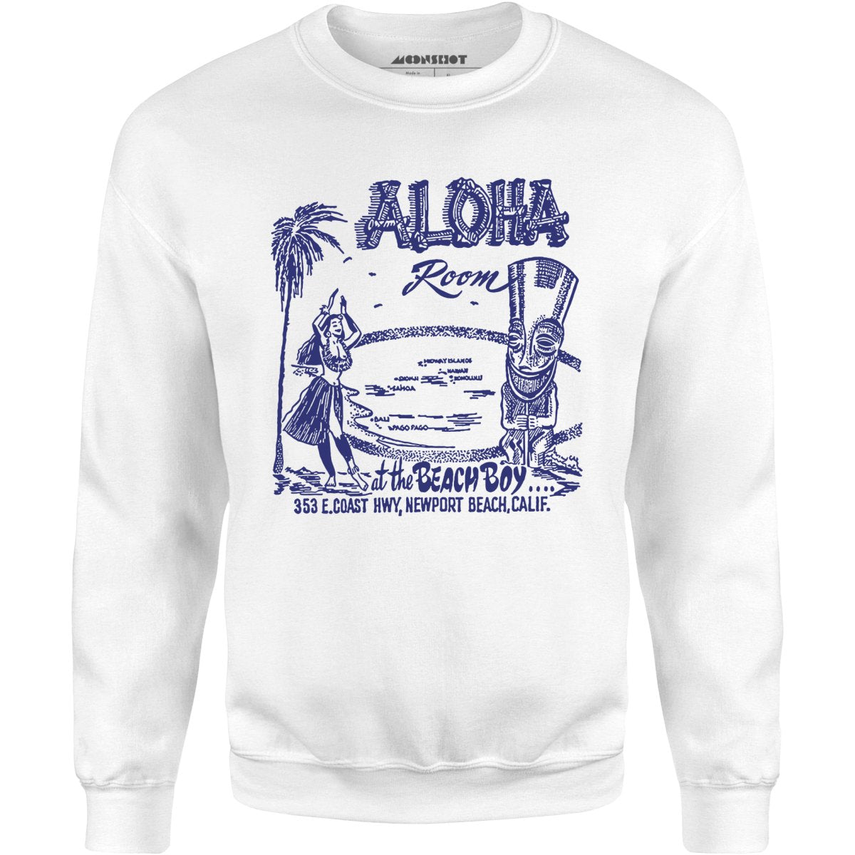 Aloha Room - Newport Beach, CA - Vintage Tiki Bar - Unisex Sweatshirt