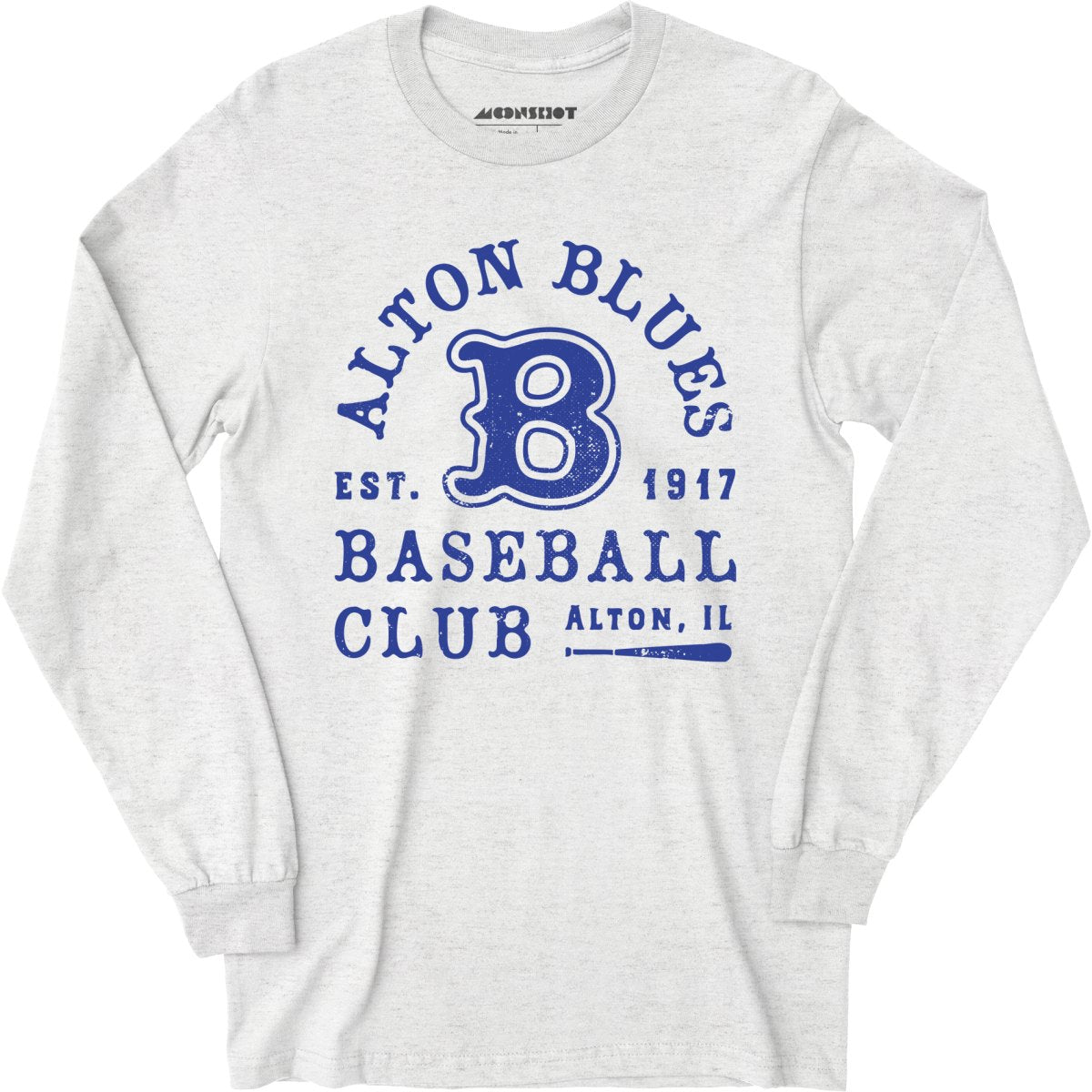 Alton Blues - Illinois - Vintage Defunct Baseball Teams - Long Sleeve T-Shirt