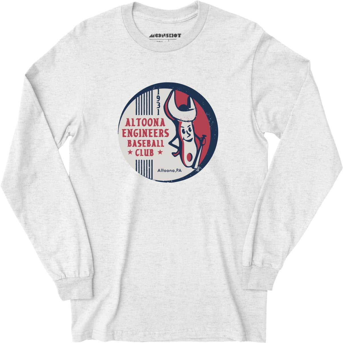 Altoona Engineers - Pennsylvania - Vintage Defunct Baseball Teams - Long Sleeve T-Shirt