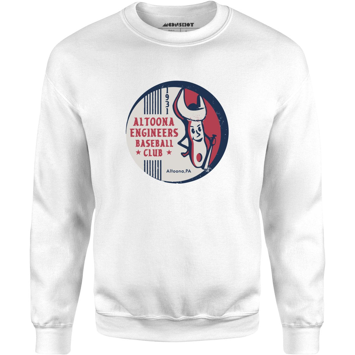 Altoona Engineers - Pennsylvania - Vintage Defunct Baseball Teams - Unisex Sweatshirt
