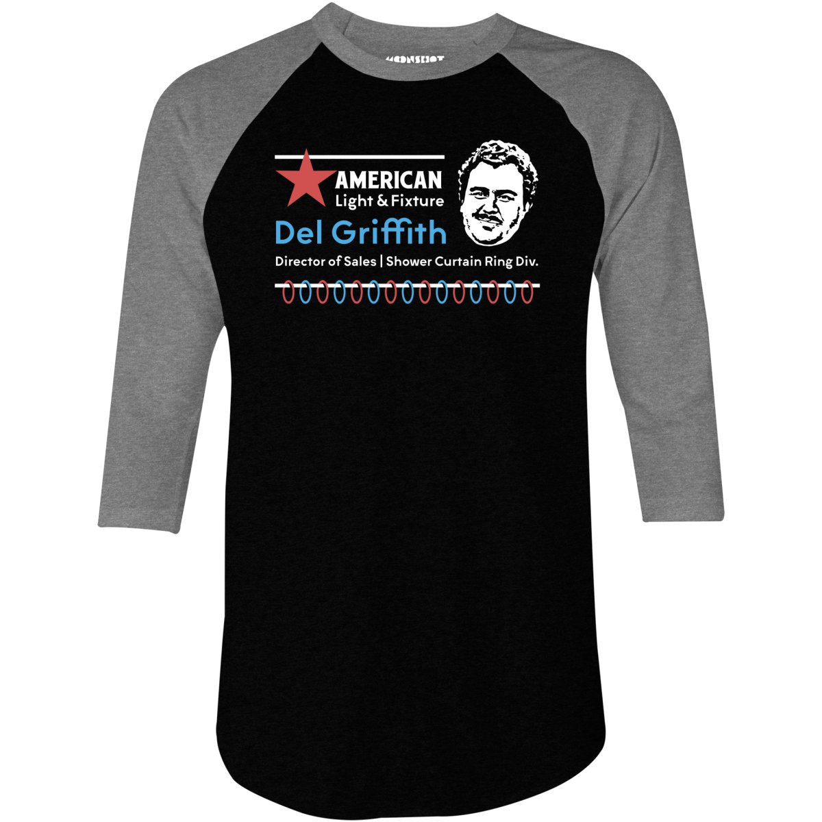American Light & Fixture - 3/4 Sleeve Raglan T-Shirt