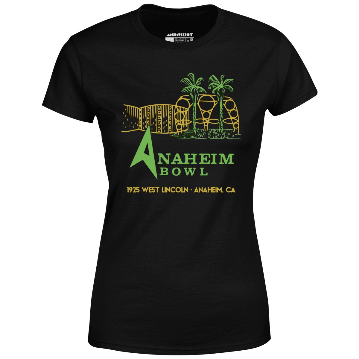 Anaheim Bowl - Anaheim, CA - Vintage Bowling Alley - Women's T-Shirt