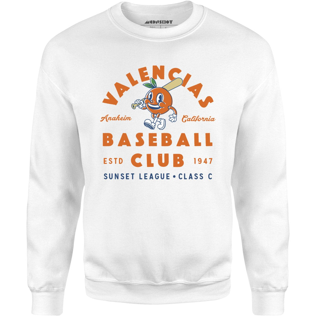 Anaheim Valencias - California - Vintage Defunct Baseball Teams - Unisex Sweatshirt