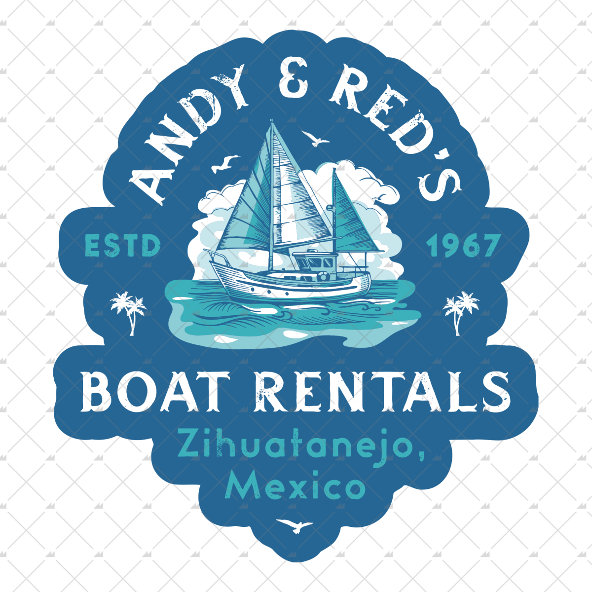 Andy & Red's Boat Rentals - Sticker