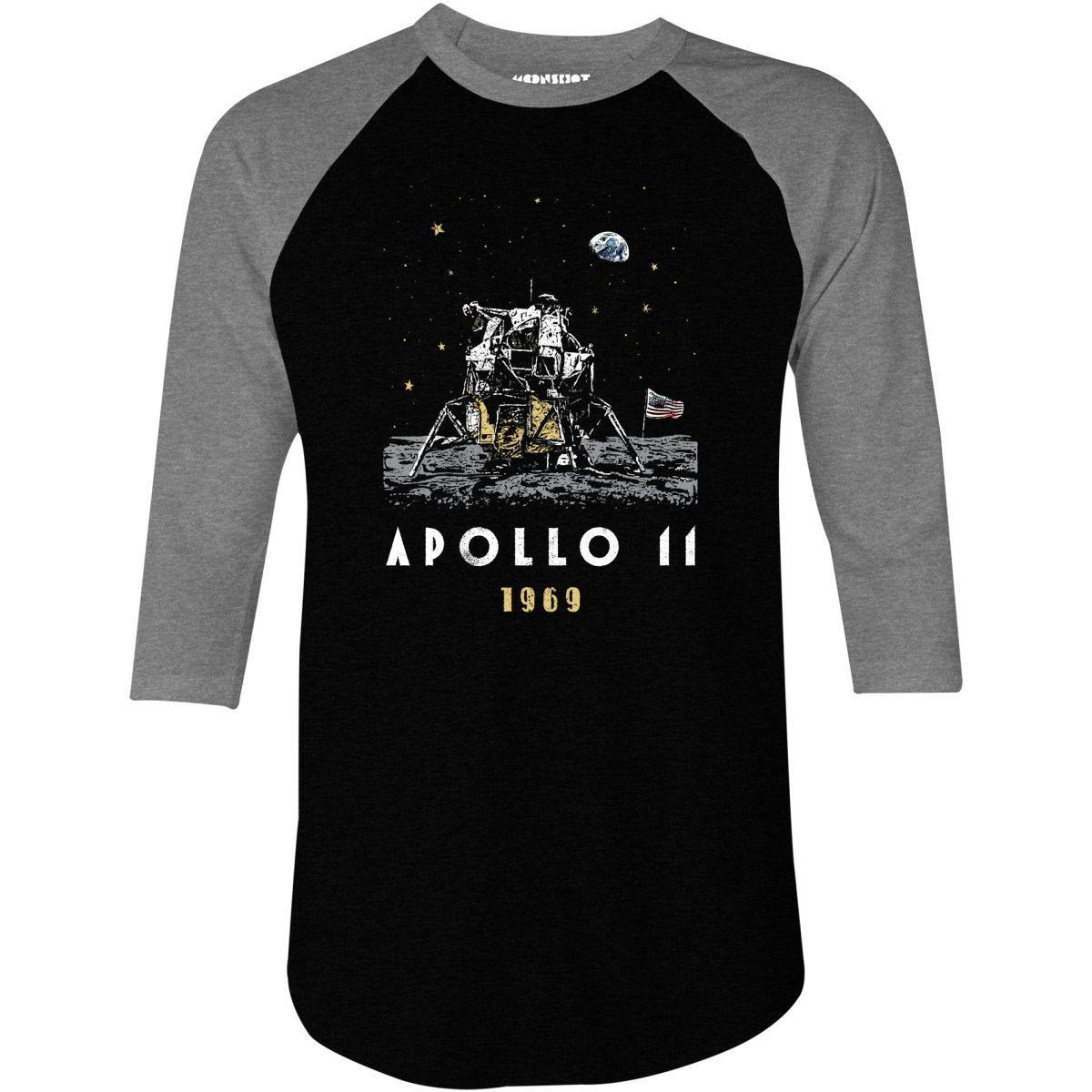 Apollo 11 - 3/4 Sleeve Raglan T-Shirt