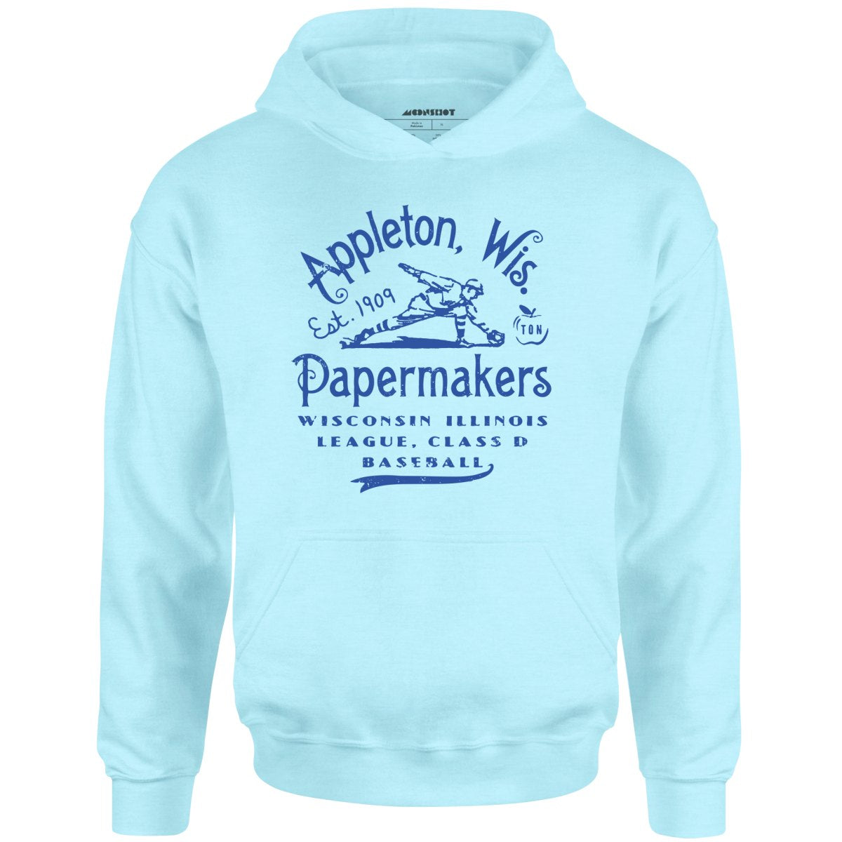 Appleton Papermakers - Wisconsin - Vintage Defunct Baseball Teams - Unisex Hoodie