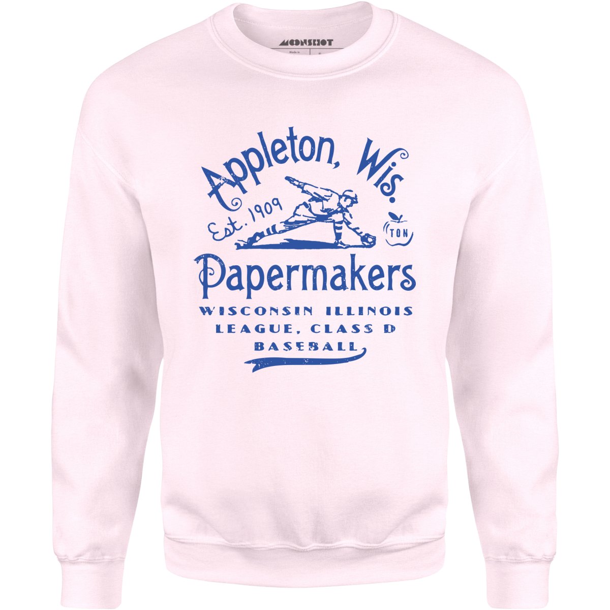 Appleton Papermakers - Wisconsin - Vintage Defunct Baseball Teams - Unisex Sweatshirt