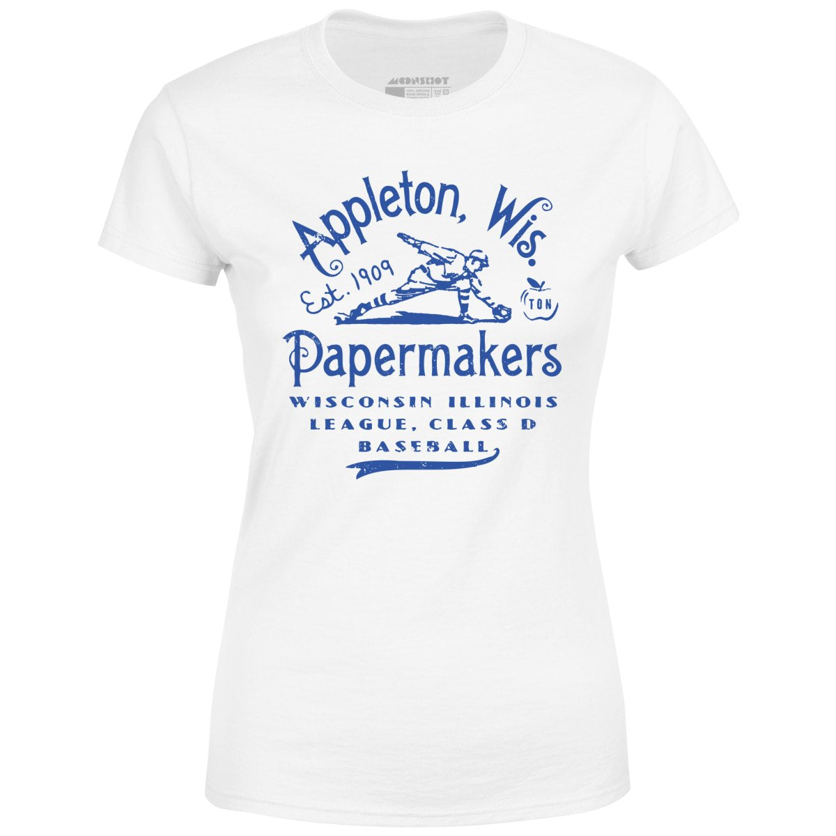 Appleton Papermakers - Wisconsin - Vintage Defunct Baseball Teams - Women's T-Shirt