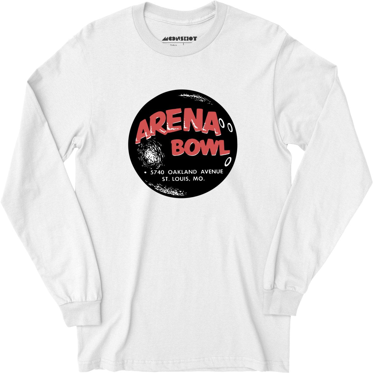 Arena Bowl - St. Louis, MO - Vintage Bowling Alley - Long Sleeve T-Shirt