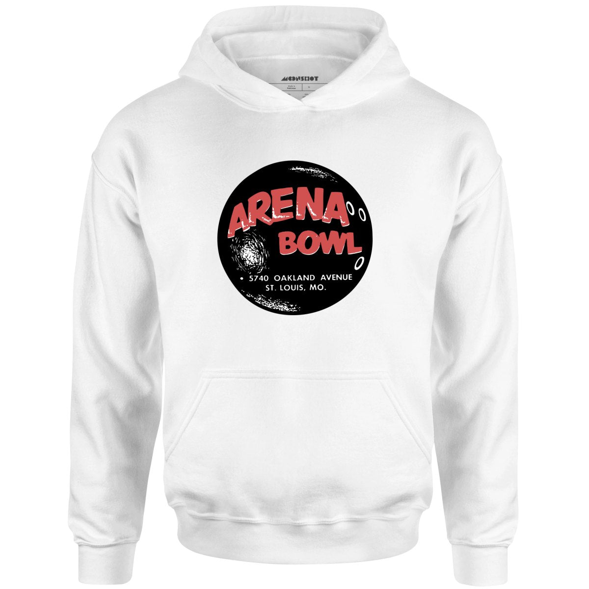 Arena Bowl - St. Louis, MO - Vintage Bowling Alley - Unisex Hoodie