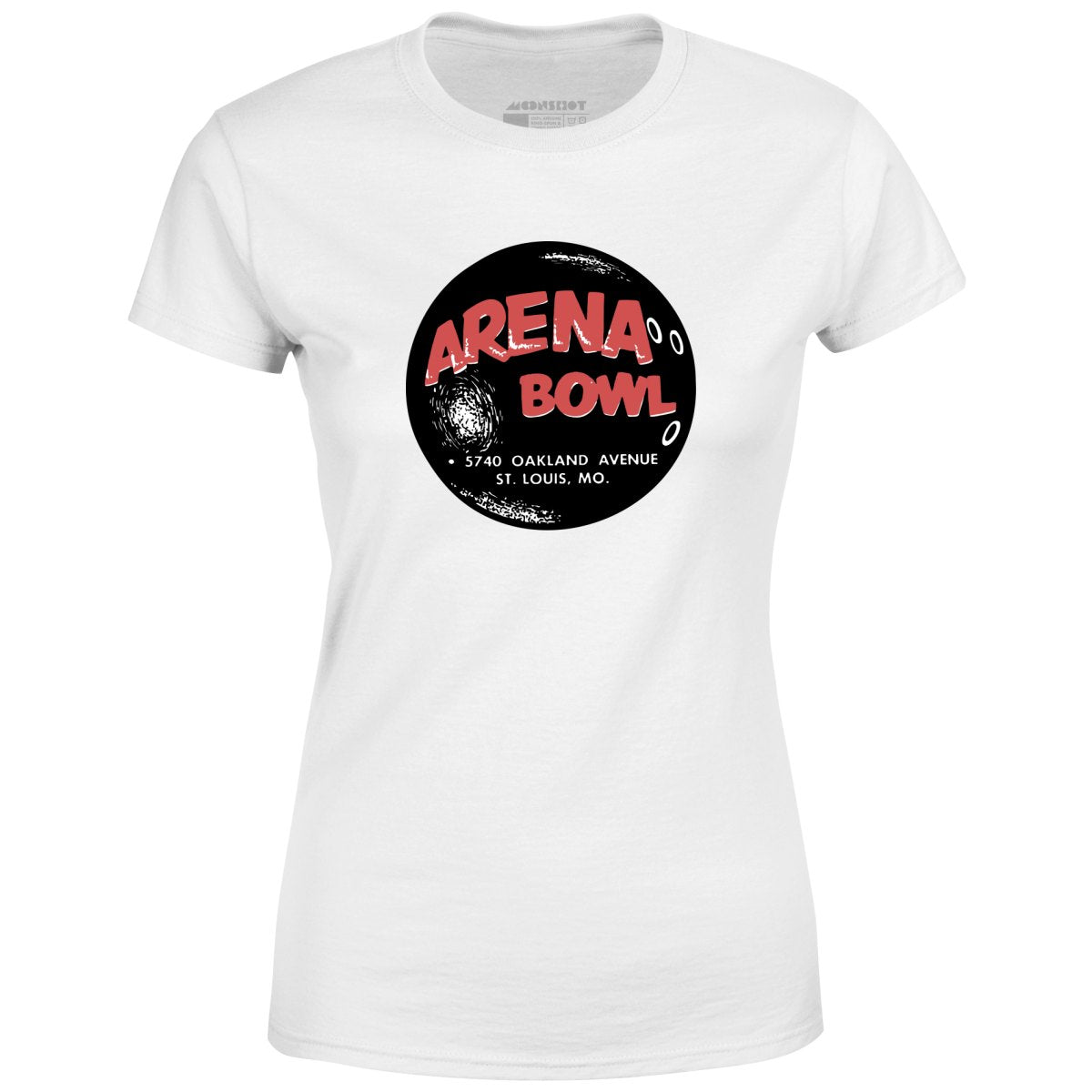 Arena Bowl - St. Louis, MO - Vintage Bowling Alley - Women's T-Shirt