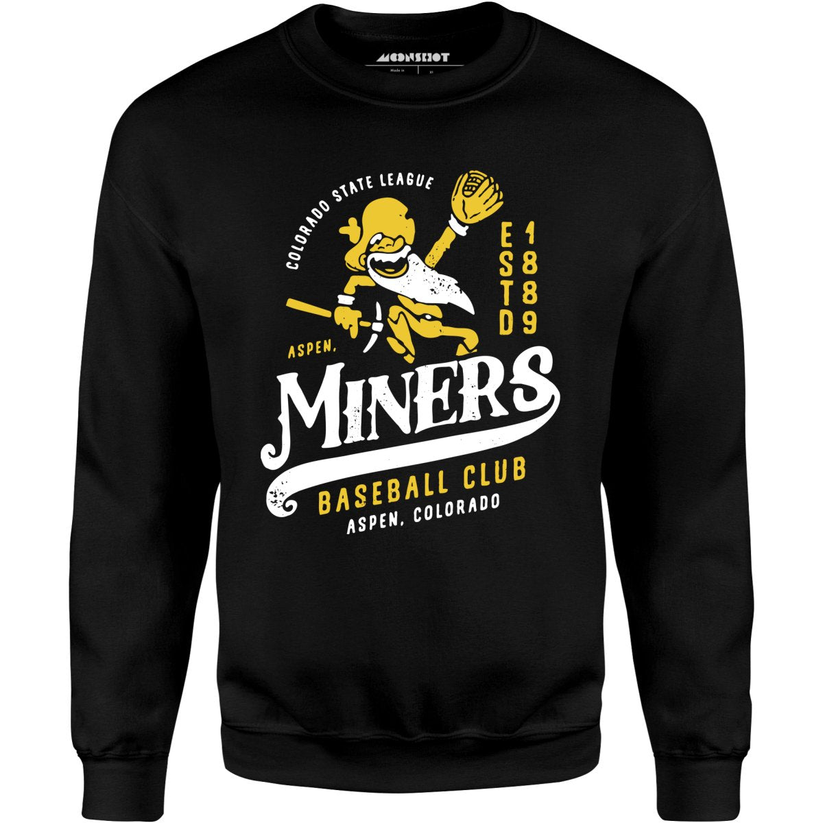 Aspen Miners - Colorado - Vintage Defunct Baseball Teams - Unisex Sweatshirt