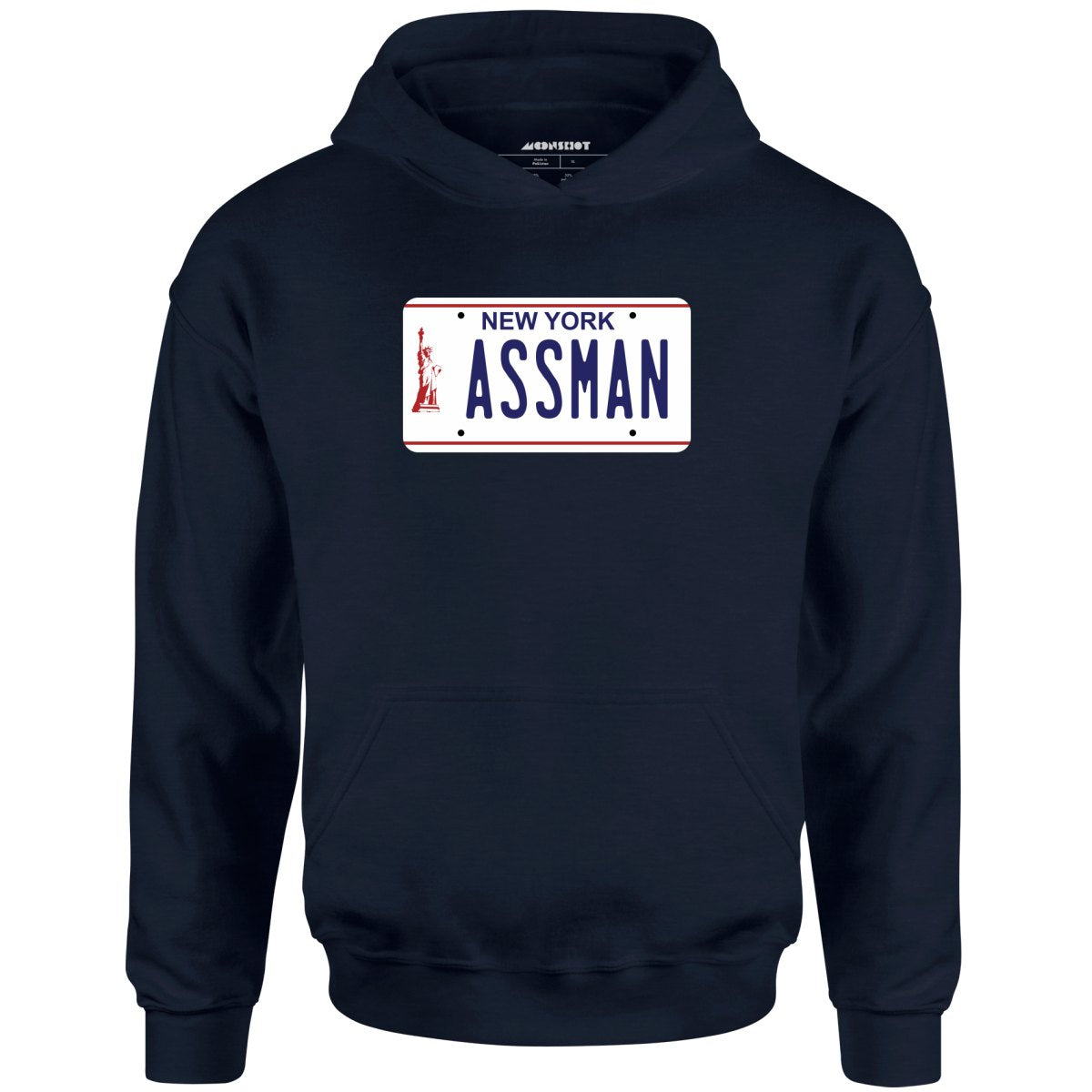 Assman New York License Plate - Unisex Hoodie