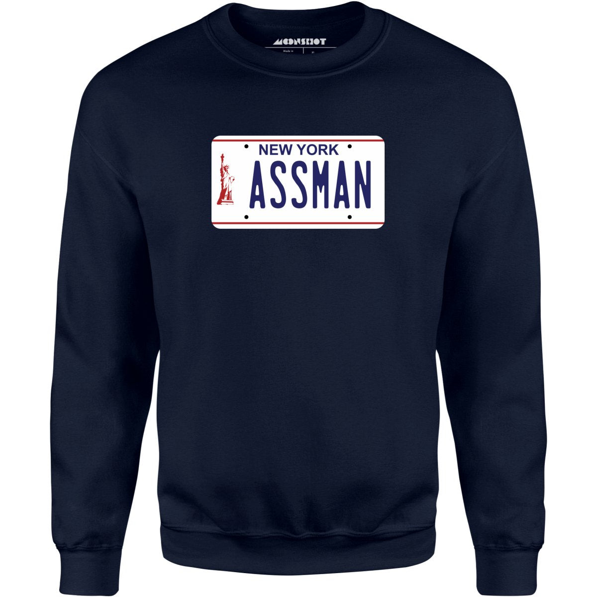 Assman New York License Plate - Unisex Sweatshirt