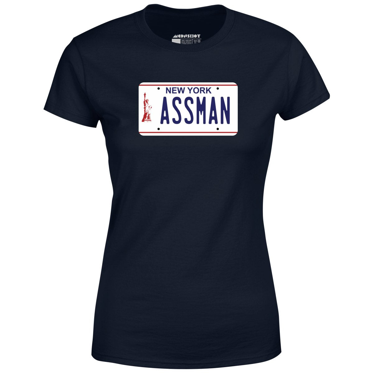 Assman New York License Plate - Women's T-Shirt