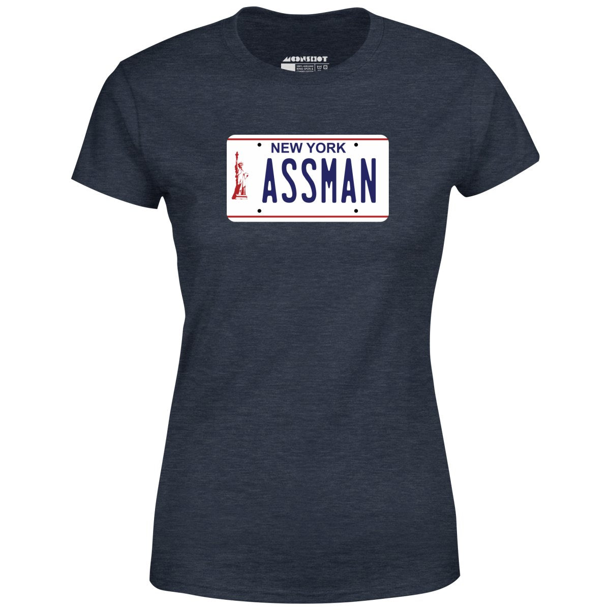 Assman New York License Plate - Women's T-Shirt