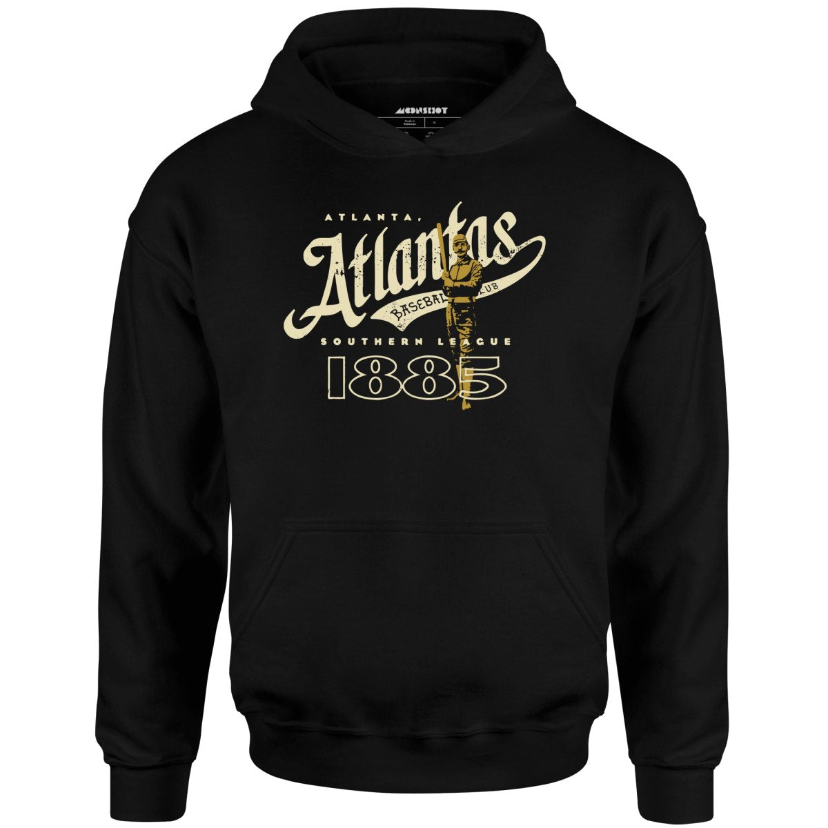 Atlanta Atlantas - Georgia - Vintage Defunct Baseball Teams - Unisex Hoodie