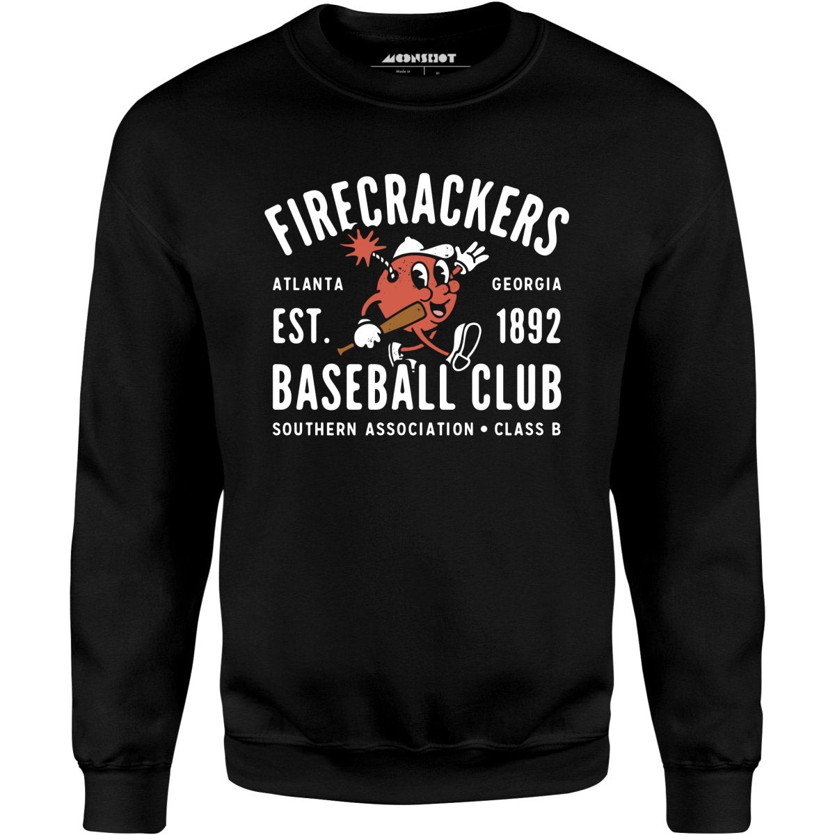 Atlanta Firecrackers - Georgia - Vintage Defunct Baseball Teams - Unisex Sweatshirt