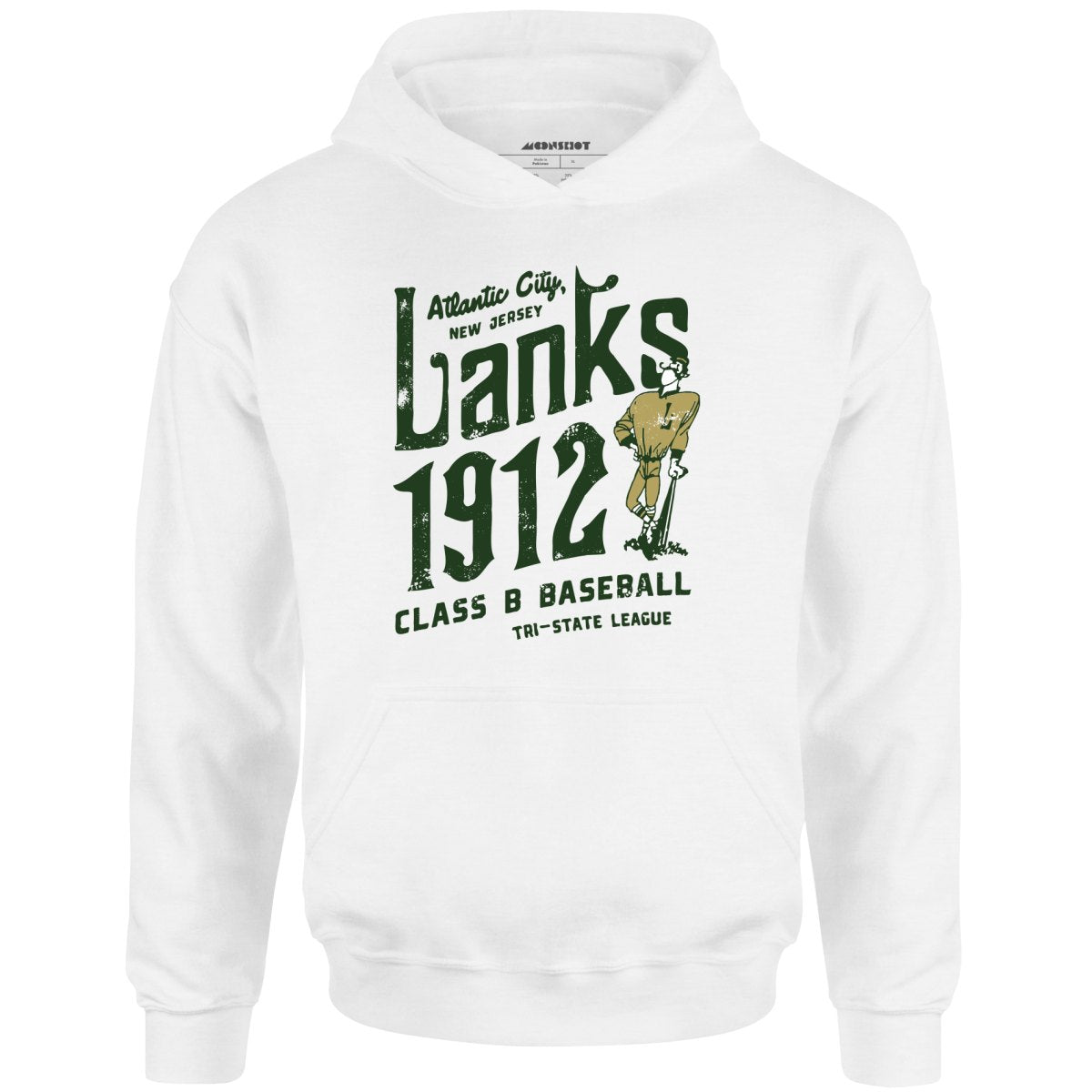 Atlantic City Lanks - New Jersey - Vintage Defunct Baseball Teams - Unisex Hoodie