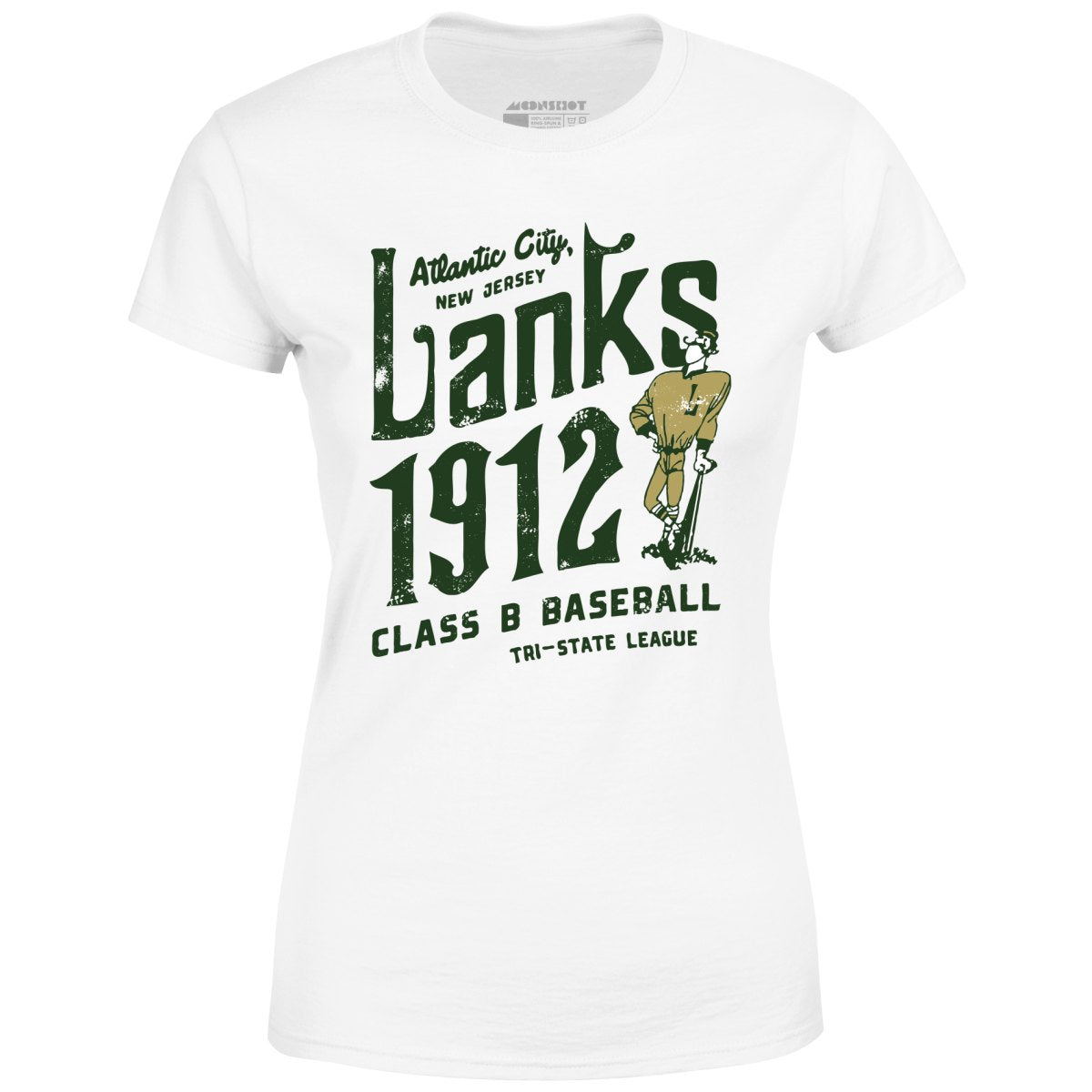 Atlantic City Lanks - New Jersey - Vintage Defunct Baseball Teams - Women's T-Shirt