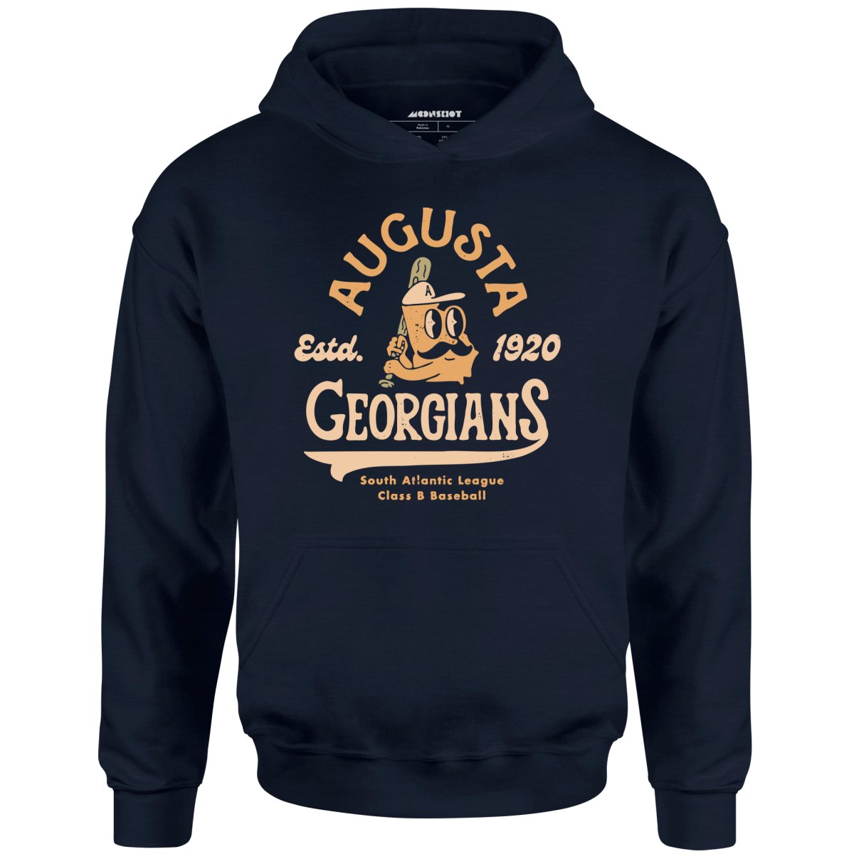 Augusta Georgians - Georgia - Vintage Defunct Baseball Teams - Unisex Hoodie
