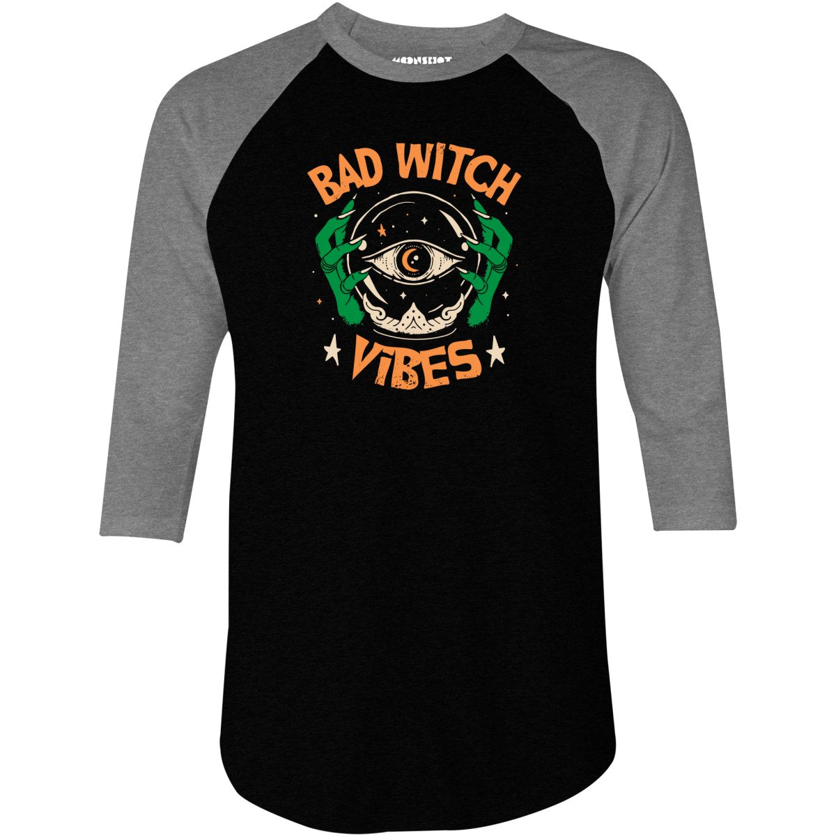 Bad Witch Vibes - 3/4 Sleeve Raglan T-Shirt