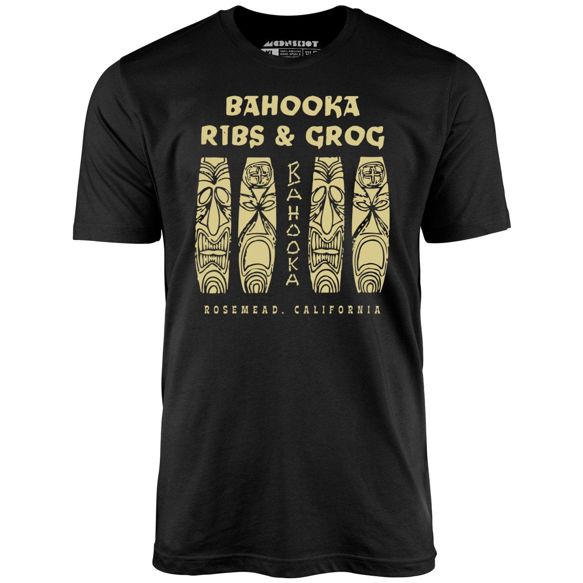 Bahooka Ribs & Grog - Rosemead, CA - Vintage Tiki Bar - Unisex T-Shirt