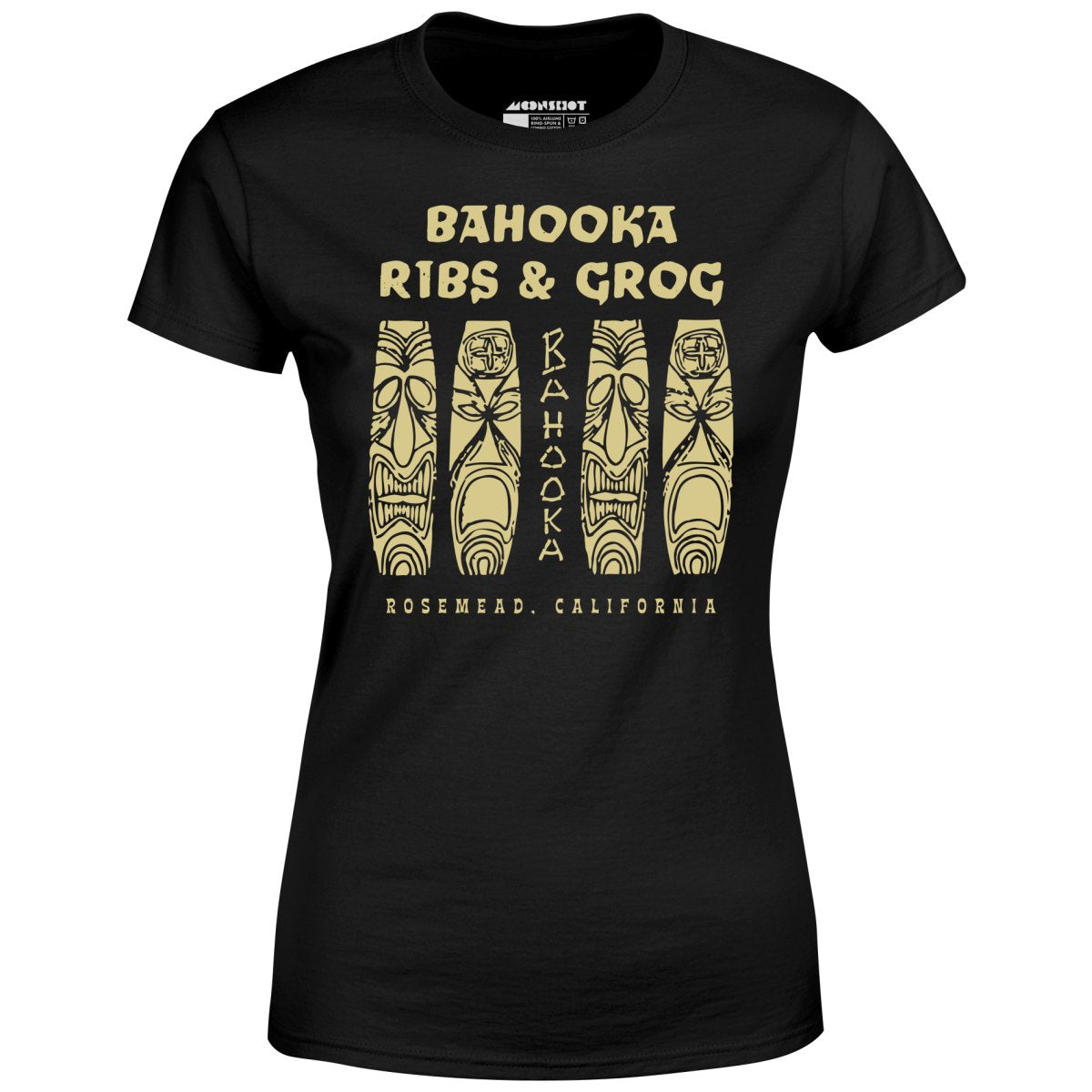 Bahooka Ribs & Grog - Rosemead, CA - Vintage Tiki Bar - Women's T-Shirt