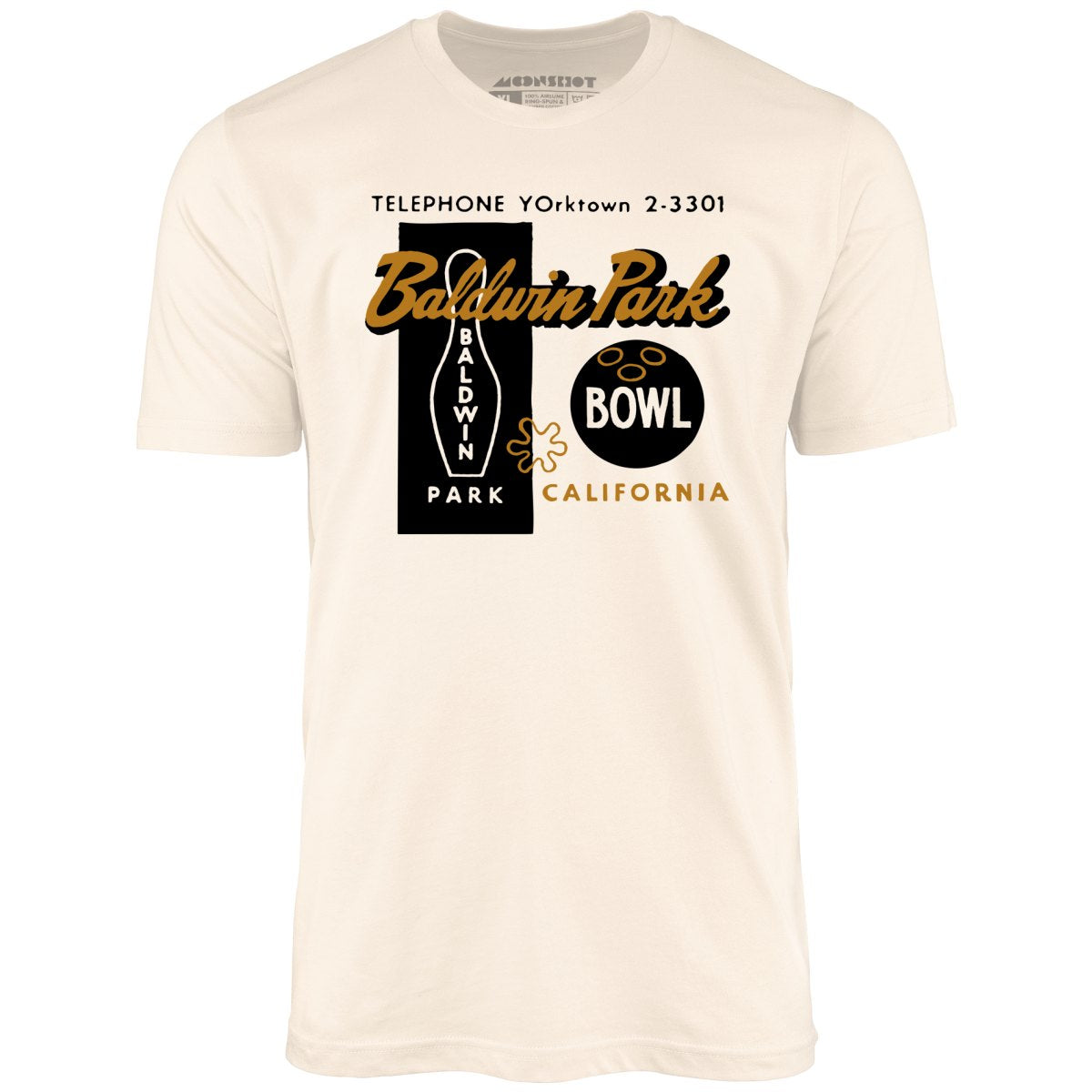 Baldwin Park Bowl - Baldwin Park, CA - Vintage Bowling Alley - Unisex T-Shirt
