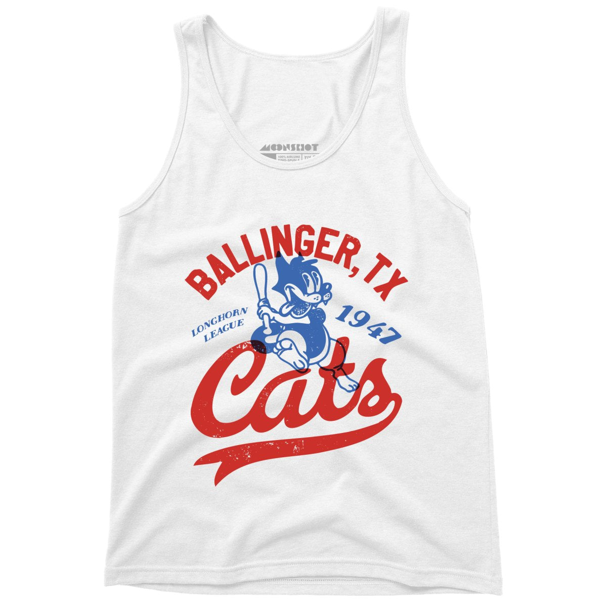 Ballinger Cats - Texas - Vintage Defunct Baseball Teams - Unisex Tank Top