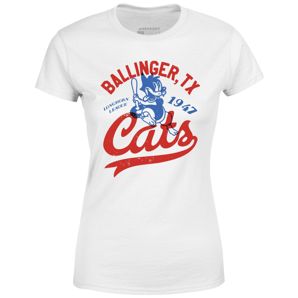 Ballinger Cats - Texas - Vintage Defunct Baseball Teams - Women's T-Shirt