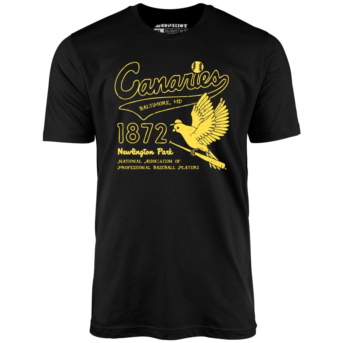 Baltimore Canaries - Maryland - Vintage Defunct Baseball Teams - Unisex T-Shirt