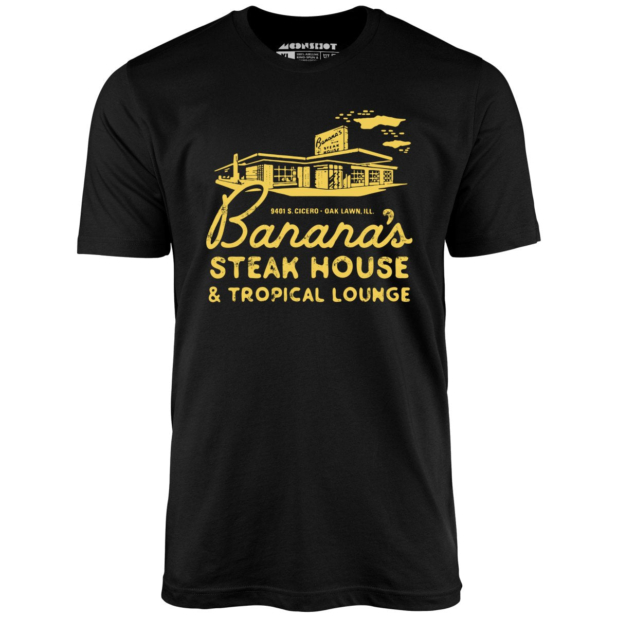 Banana's Steak House - Oak Lawn, Il - Vintage Restaurant - Unisex T-Shirt