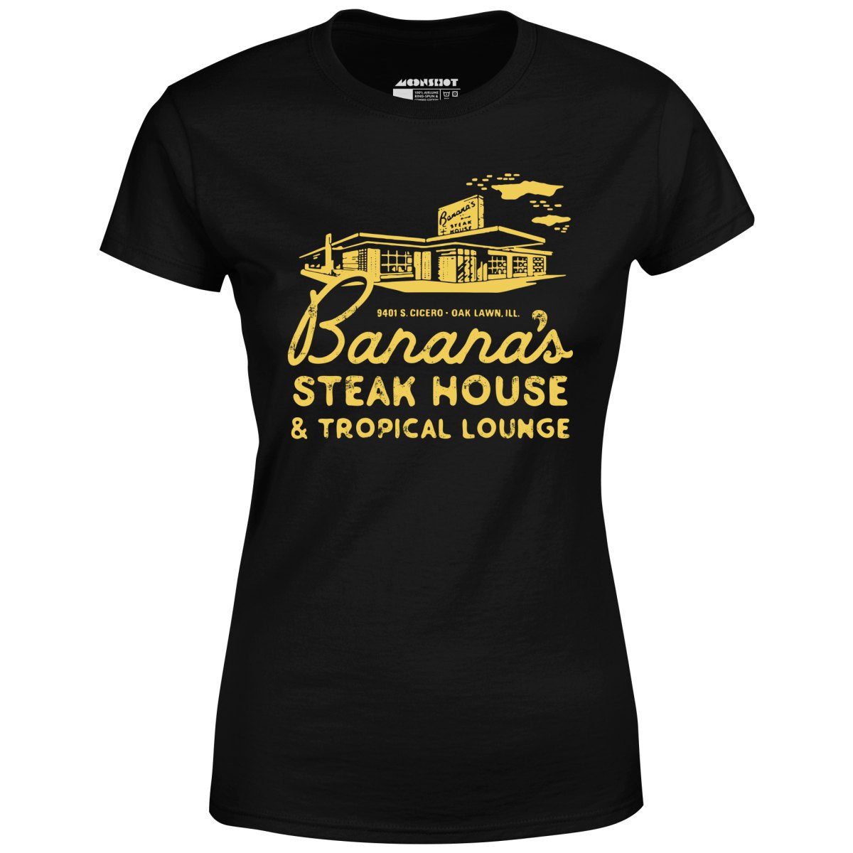 Banana's Steak House - Oak Lawn, Il - Vintage Restaurant - Women's T-Shirt