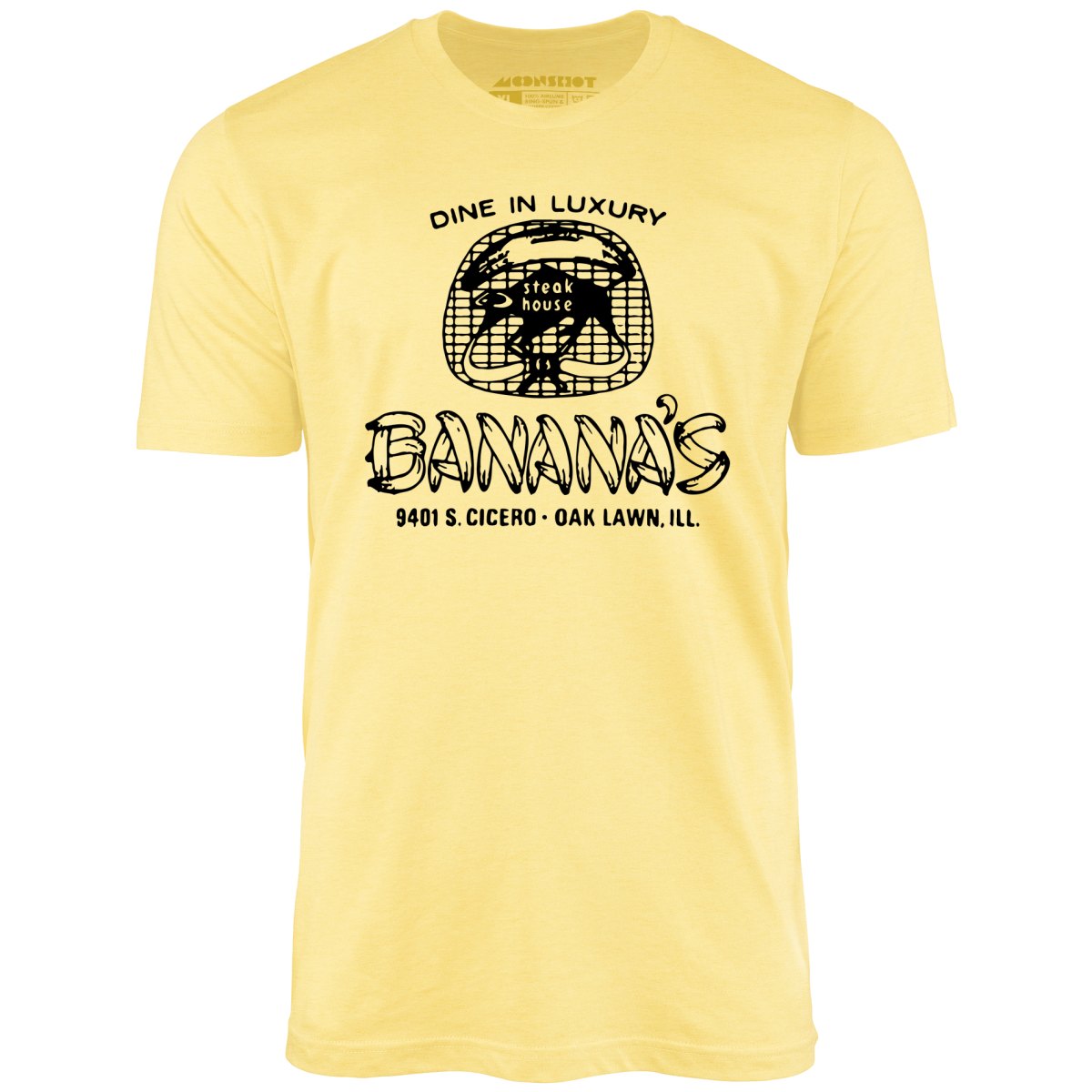 Banana's Steak House v2 - Oak Lawn, IL - Vintage Restaurant - Unisex T-Shirt