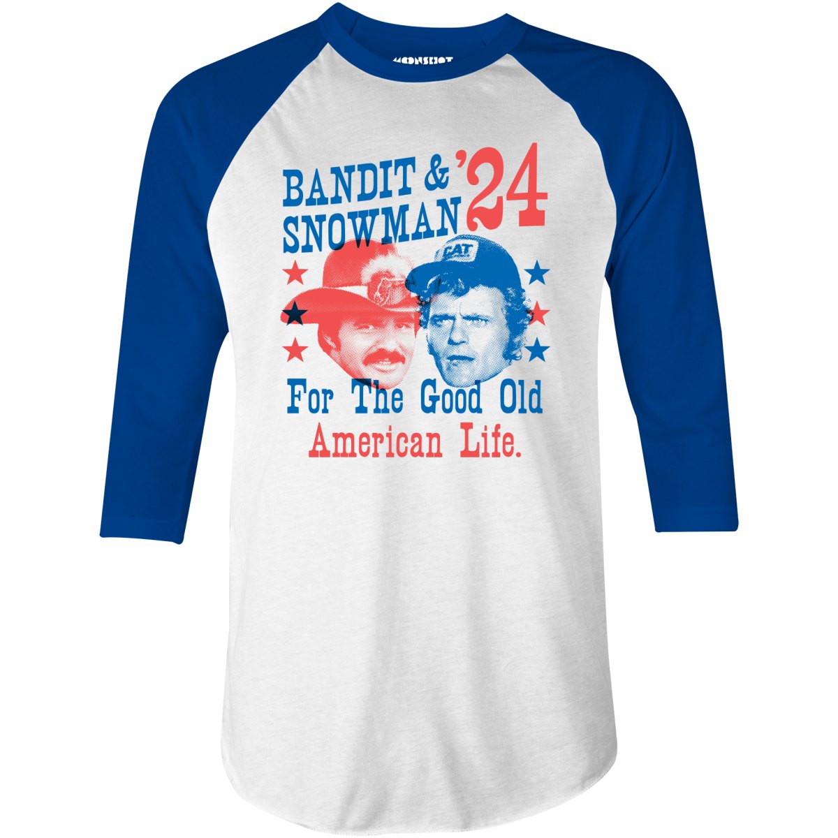 Bandit & Snowman 2024 - 3/4 Sleeve Raglan T-Shirt
